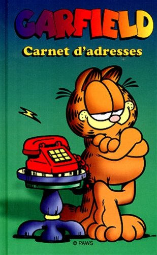 Couverture de Carnet d'adresses Garfield