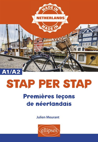 Couverture de Stap per stap : premières leçons de néerlandais : A1-A2