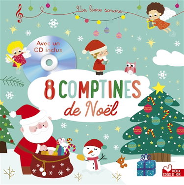 Couverture de 8 comptines de Noël par Sejung Kim