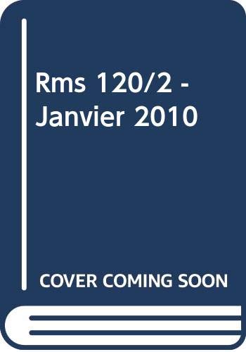 Couverture de Rms 120/2 - janvier 2010