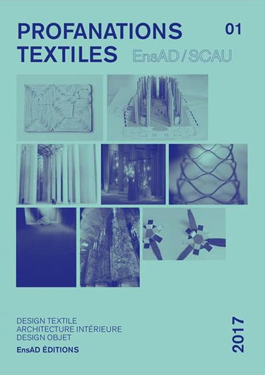 Couverture de Profanations textiles - Design textile et matière, architecture intérieure, design objet