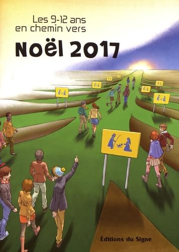 Les enfants en chemin vers Noël