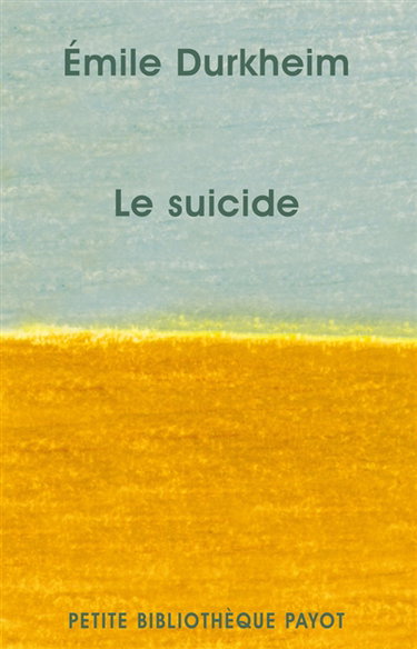 Le suicide : étude de sociologie