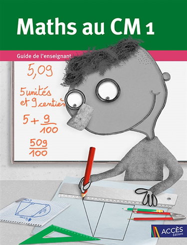 Couverture de Maths au CM1 : guide de l'enseignant