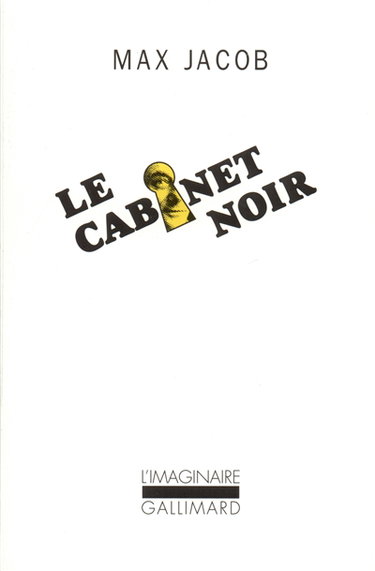 Couverture de Le cabinet noir : lettres avec commentaires par Max Jacob