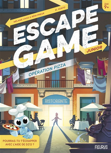 Couverture de Opération pizza : escape game junior