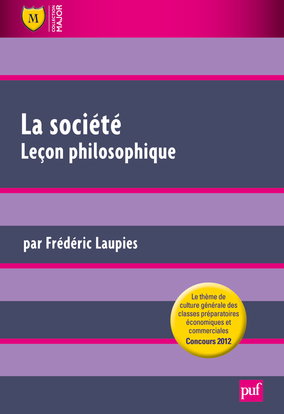 La société : leçon philosophique : concours 2012