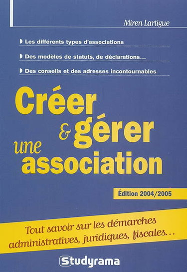 Créer et gérer une association