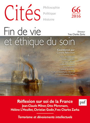 Couverture de Cités, n° 66. Fin de vie et éthique du soin