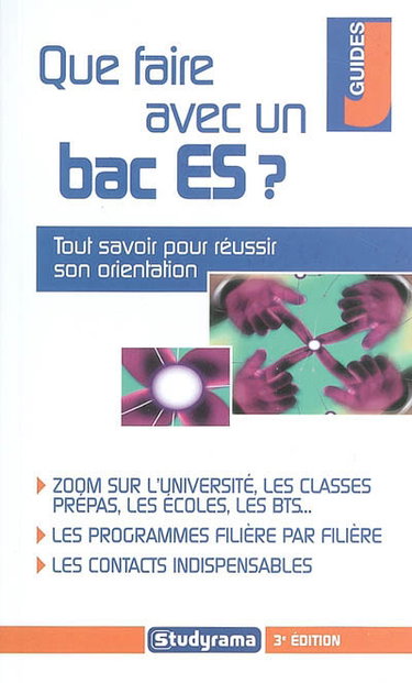Couverture de Que faire avec un bac ES ? par Pascal Fitzner