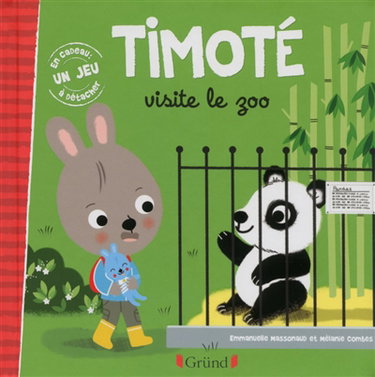 Couverture de Timoté visite le zoo
