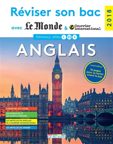 Anglais, terminale séries ES, L, S