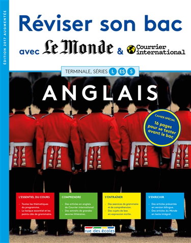 Couverture de Anglais, terminale séries ES, L, S