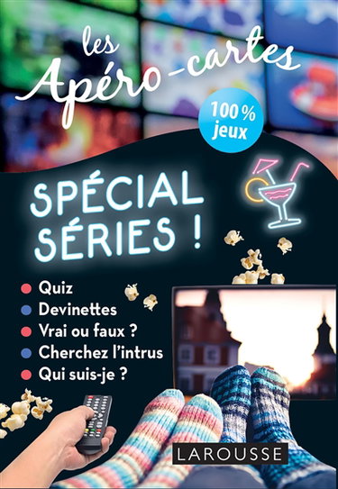 Couverture de Les apéro-cartes spécial séries : 100 % jeux