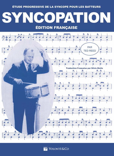 Couverture de Ted reed : syncopation etude progressive pour les batteurs