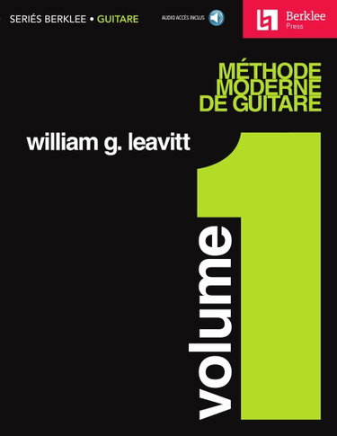 Couverture de Leavitt : méthode moderne de guitare vol 1 (en français) + 1 CD