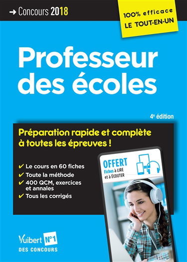 Professeur des écoles : concours 2018
