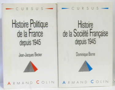 Couverture de Histoire de la societe française depuis 1945 par Dominique Borne