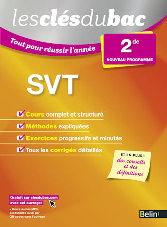 SVT 2de : nouveau programme