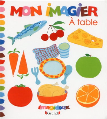 Mon imagier : à table
