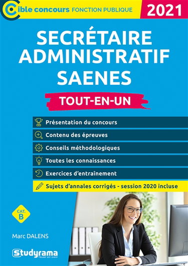 Secrétaire administratif : tout-en-un, catégorie B : 2021
