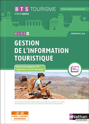 Gestion de l'information touristique BTS tourisme 1re et 2e années, bloc 3 : référentiel 2019