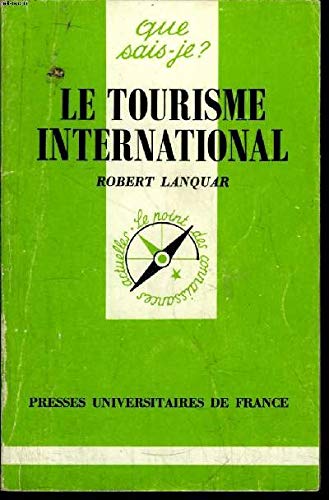 Couverture de Le tourisme international