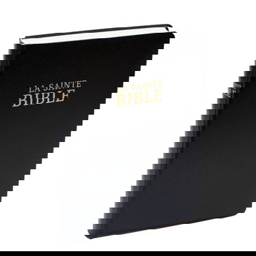 LA SAINTE BIBLE DARBY similicuir noir grand format - édition de Rolle - 1311 pages dont 14 pages en couleur