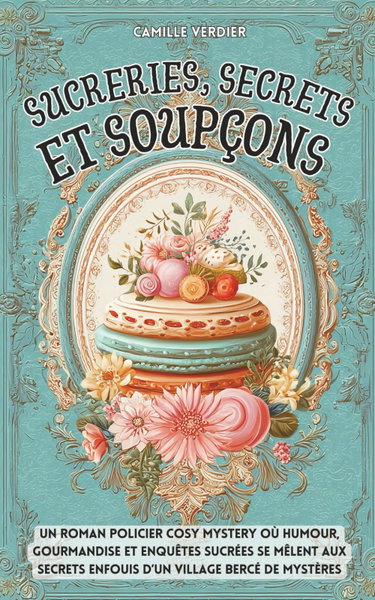 Couverture de Sucreries, secrets et soupçons: Un roman policier cosy mystery où humour, gourmandise et enquêtes sucrées se mêlent aux secrets enfouis d’un village bercé de mystères par Camille Verdier