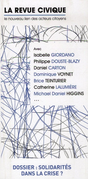 Couverture de La Revue Civique, N° 11, Printemps-été : Solidarités dans la crise ?