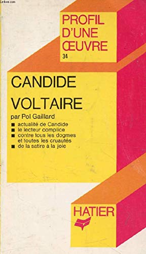 Couverture de Voltaire, " candide "