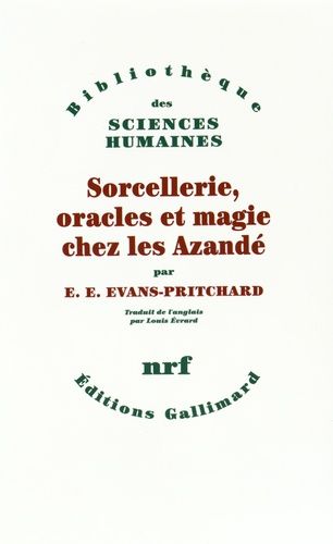 Couverture de Sorcellerie, oracles et magie chez les Azandé