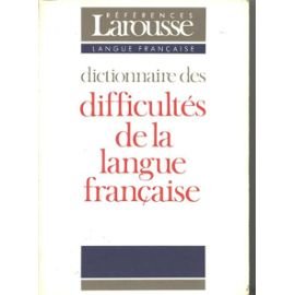 Dictionnaire des difficultés de la langue française