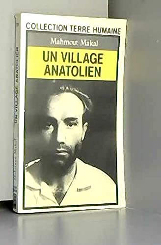 Couverture de Un village anatolien : récit d'un instituteur paysan