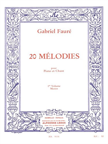 60 Mélodies en 3 Volumes, Volume 1 : 20 Mélodies