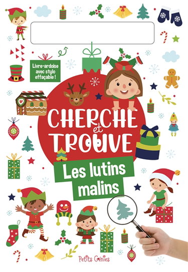 Couverture de Cherche et trouve : Les lutins malins