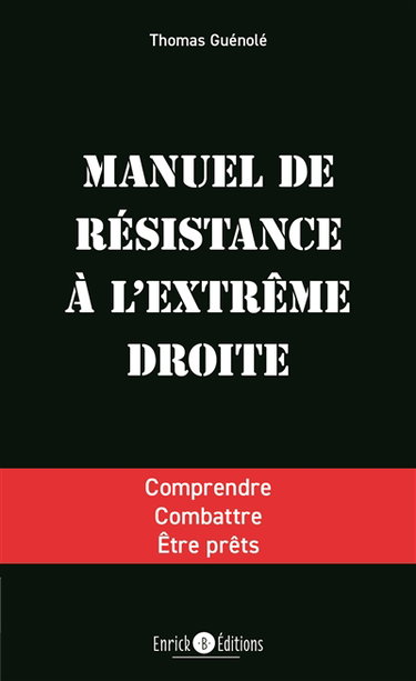 Couverture de Manuel de résistance à l'extrême droite : comprendre, combattre, être prêts