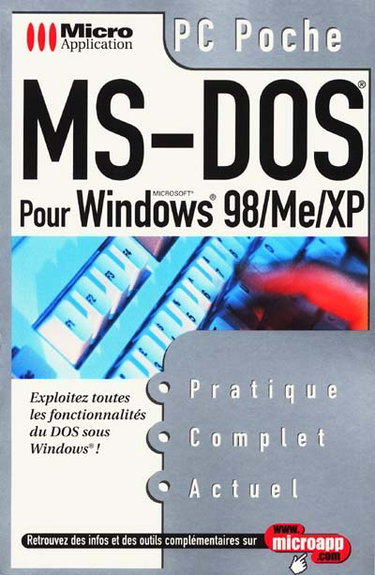 Couverture de MS-DOS pour Windows 98, ME, XP