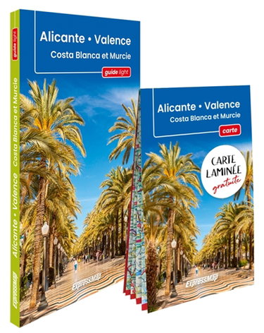 Couverture de Alicante, Valence, Costa Blanca et Murcie : guide et carte laminée