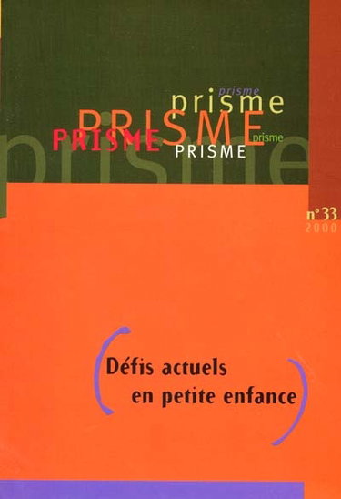 Couverture de Défis actuels en petite enfance no. 33