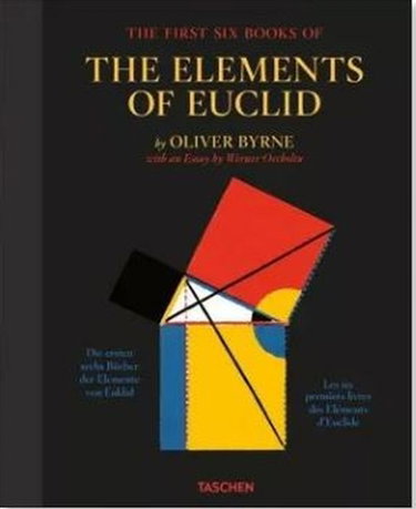 Couverture de The first six books of The elements of Euclid : in which coloured diagrams and symbols are used instead of letters for the greater ease of learners. Die ersten sechs Bücher der Elemente von Euklid : in denen Diagramme und Symbole statt Buchstaben eingeset