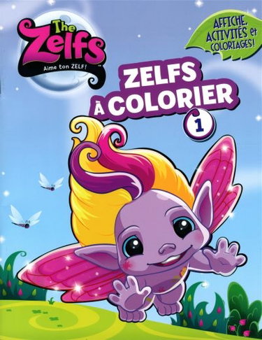 Couverture de Zelfs à colorier 1 par Collectif