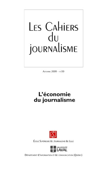 L'économie du journalisme vol. 20