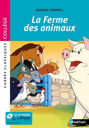 Couverture de La ferme des animaux : roman, 1945 : texte intégral