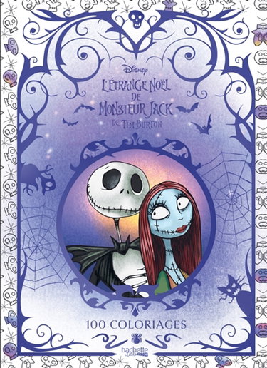 Couverture de L'Etrange Noël de Monsieur Jack : Livre de coloriage par Collectif Disney
