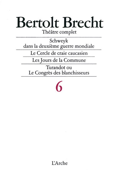 Couverture de Théâtre complet. Vol. 6
