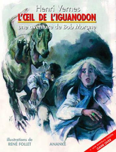 Couverture de Une aventure de Bob Morane. L'oeil de l'iguanodon