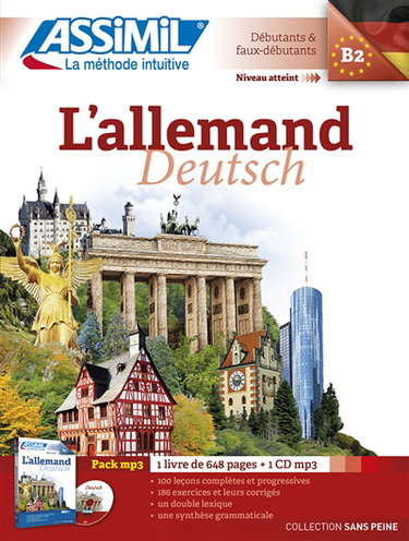 L'allemand, B2 : débutants & faux débutants. Deutsch, B2 : pack MP3