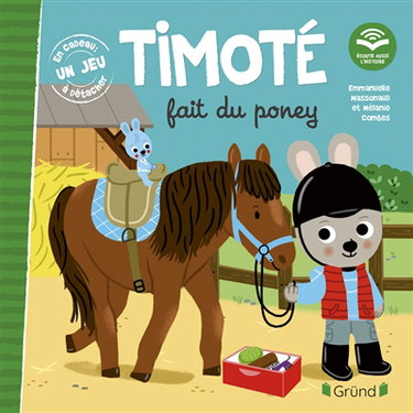Couverture de Timoté fait du poney par Emmanuelle Massonaud