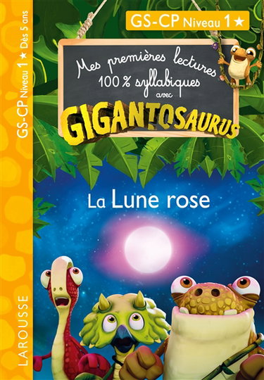 Couverture de La Lune rose : GS, CP niveau 1